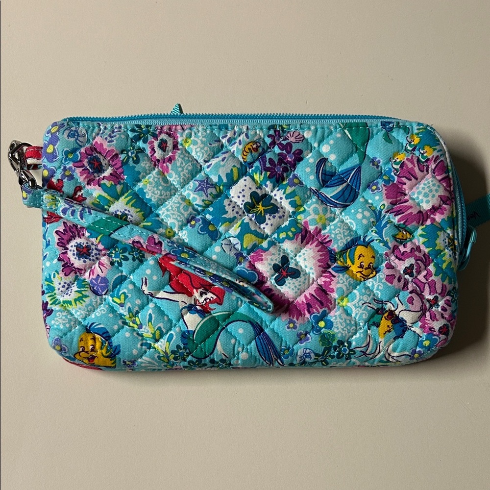 Disney Vera Bradley The Little Mermaid Quilted Wristlet